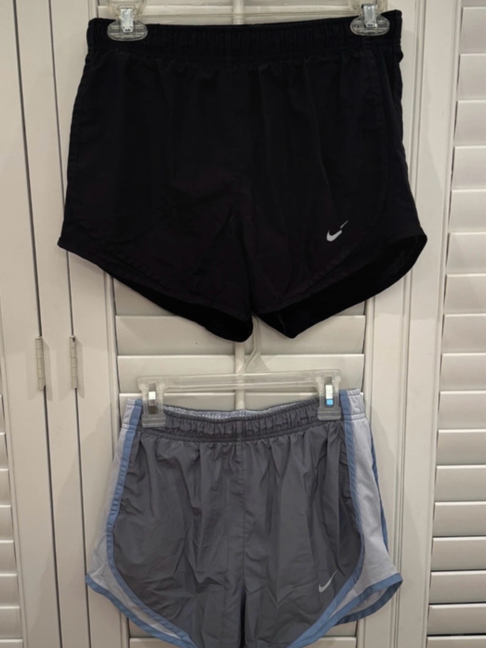 BUNDLE - Nike Women’s Dri-FIT Running Shorts - Black and Gray
